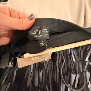 J. Crew Black Pencil Skirt